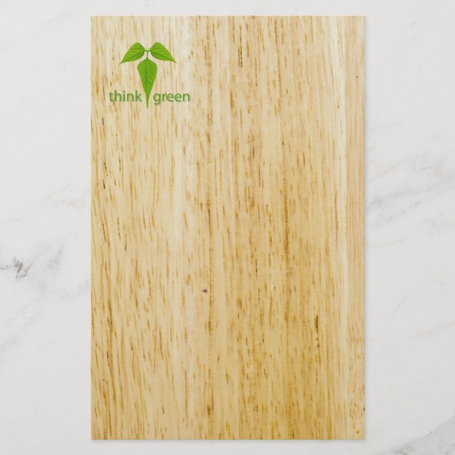 Think green stationery (Front)