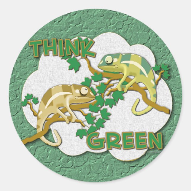 Think Green Sticker (Front)