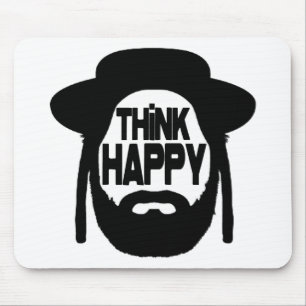 Think Happy Mouse Mat