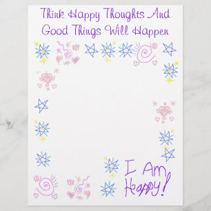 Think Happy Thoughts Book of Shadow Page