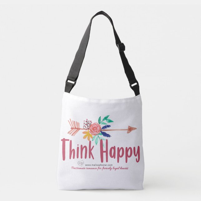 Think happy white crossover bag (Front)