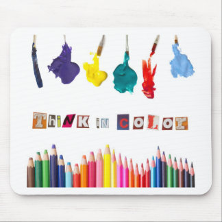 think in colour mouse mat