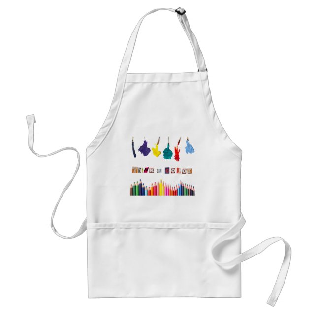 think in colour standard apron (Front)
