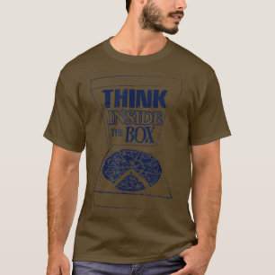 Think Inside The Bo Pizza Lover Teepizza 32035485 T-Shirt