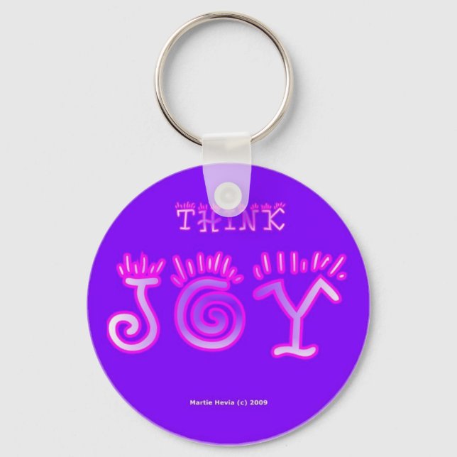 Think Joy (7a) Keychain (Front)