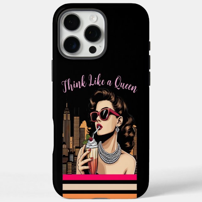 Think Like a Queen – Inspirational and Empowering Case-Mate iPhone Case (Back)