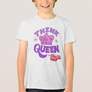 Think Like a Queen - Inspirational Quote Tri-Blend Shirt