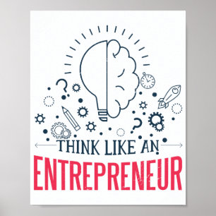 Think Like An Entrepreneur Poster