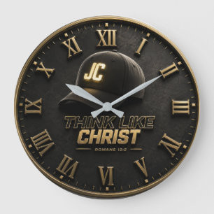 Think Like Christ Romans 12:2 Christian Gift Large Clock