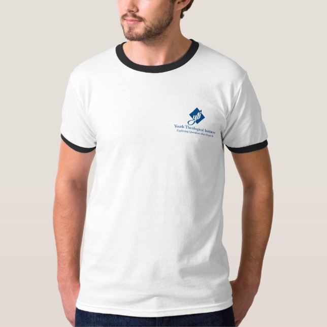 THINK.LOVE.SERVE Ringer T T-Shirt (Front)
