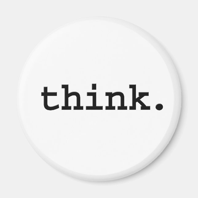 think. magnet (Front)