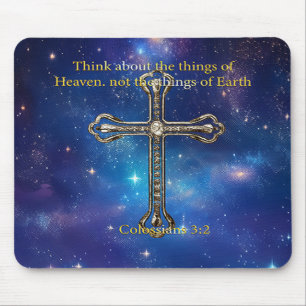 Think of Heaven Mouse Mat