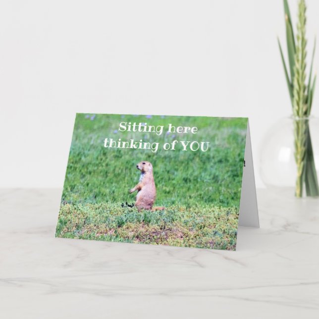 THINK OF "YOU" ON YOUR **BIRTHDAY** CARD (Front)