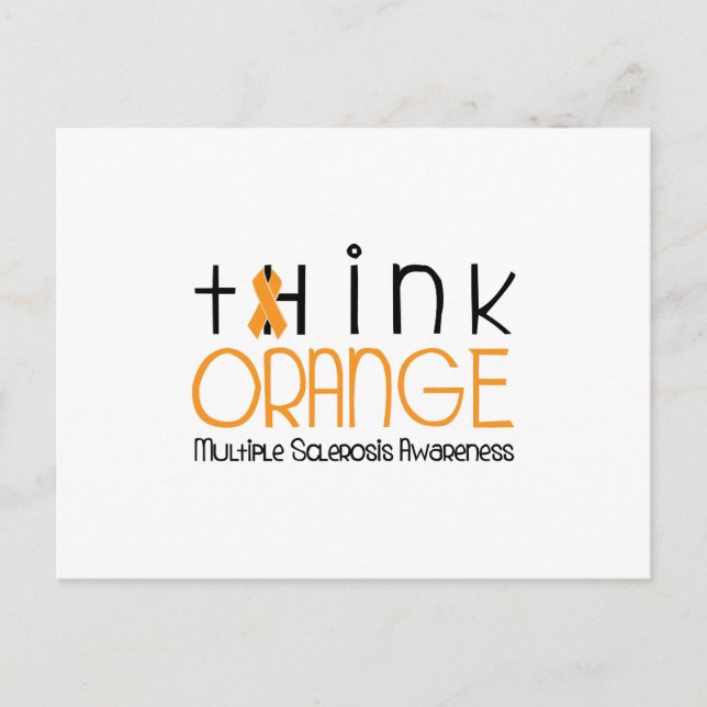 Think Orange - Multiple Sclerosis Awareness Postcard (Front)