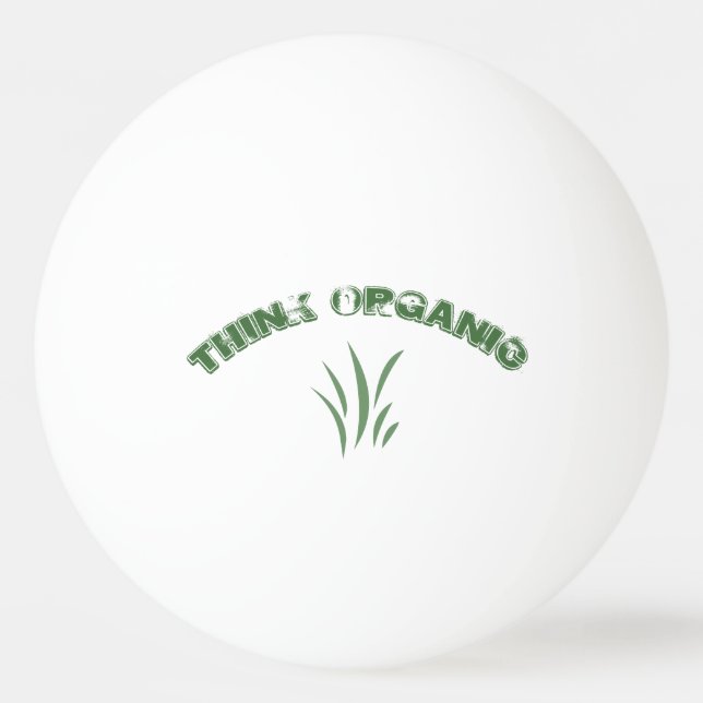 Think Organic Ping Pong Ball (Front)