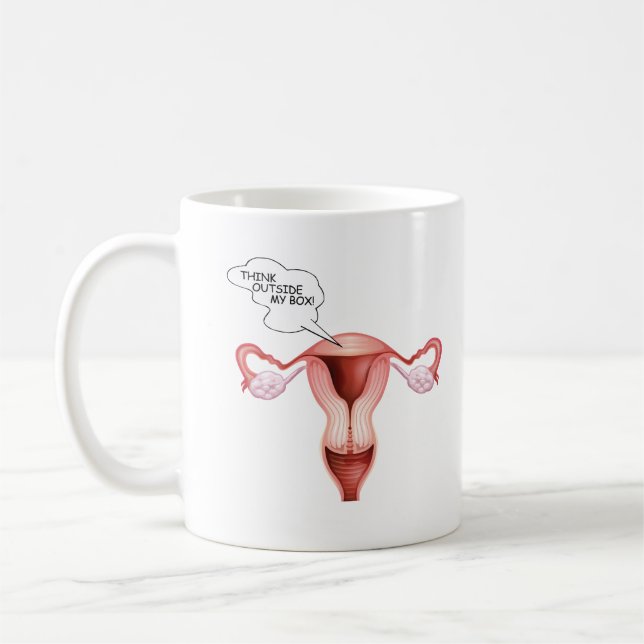 THINK OUTSIDE MY BOX -- COFFEE MUG (Left)