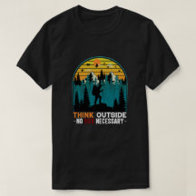Think Outside No Box Necessary Funny Hiking