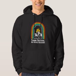 Think Outside No Boxes Required Camping Hiking Cam Hoodie