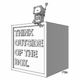THINK OUTSIDE OF THE BOX Photo Sculpture