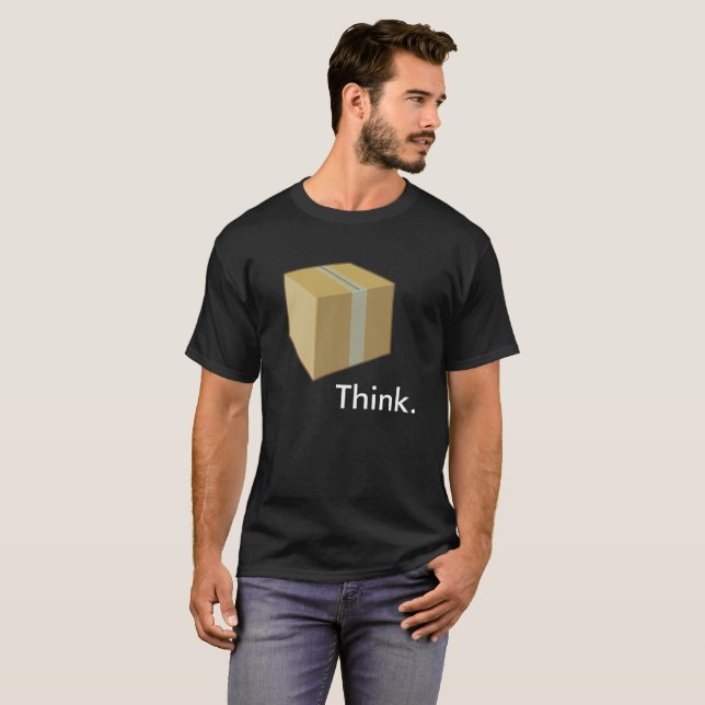 Think OutSide of the Box T-shirt (Front Full)
