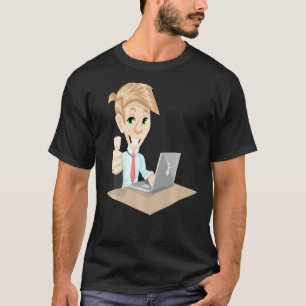 Think Outside The Box Business Apparel T-Shirt