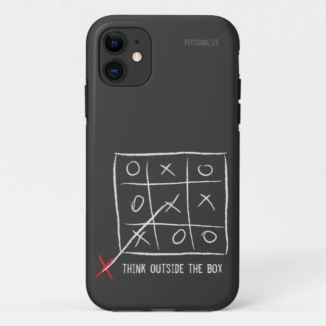 Think Outside the Box Case-Mate iPhone Case (Back)