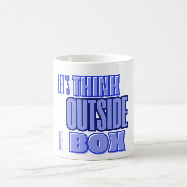 Think Outside the Box Coffee Mug (Center)