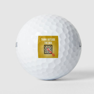 Think Outside the Box Golf Balls