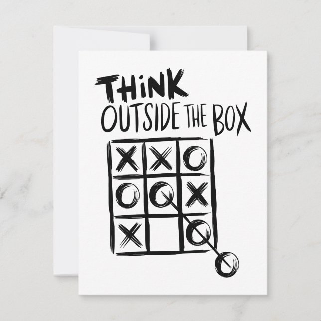 Think Outside The Box Holiday Card (Front)