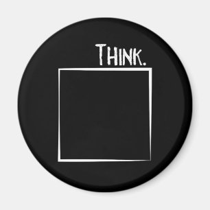 Think Outside The Box Literal Typography Magnet