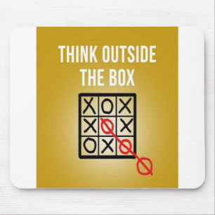 Think Outside the Box Mouse Mat