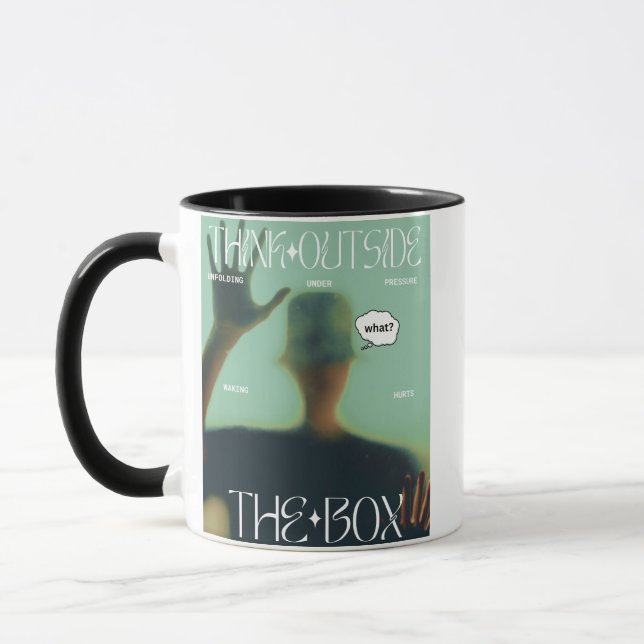 Think Outside The Box Mug (Left)