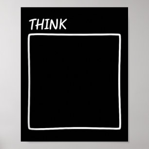 Think Outside The Box New Perspective  Poster