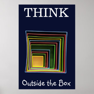 Think Outside the Box Poster