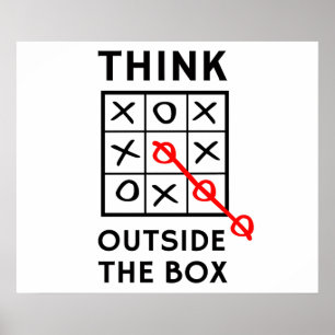 Think Outside The Box Poster