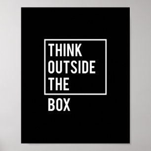 Think Outside The Box Poster
