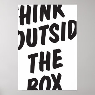 Think Outside The Box Poster