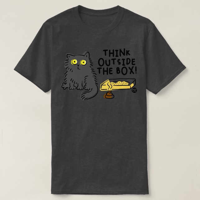THINK OUTSIDE THE BOX T-Shirt (Design Front)