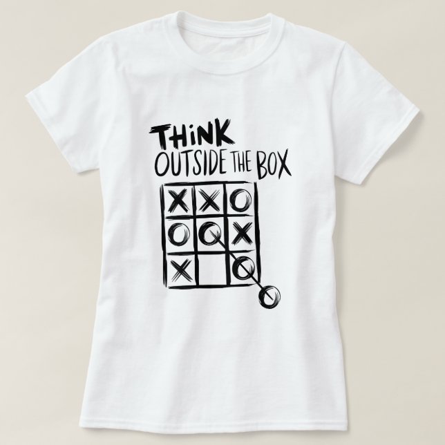 Think Outside The Box T-Shirt (Design Front)