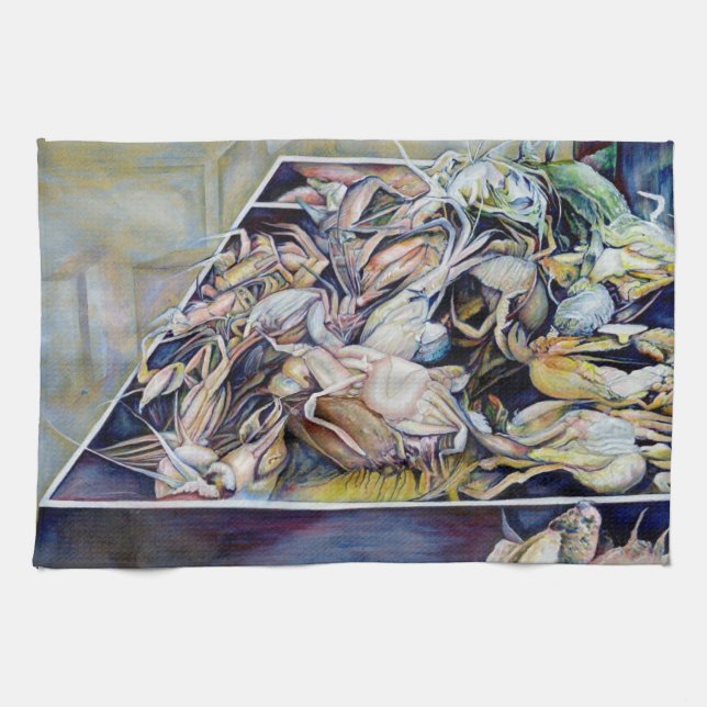 Think Outside the Box Tea Towel (Horizontal)