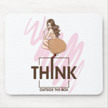 Think Outside the box woman