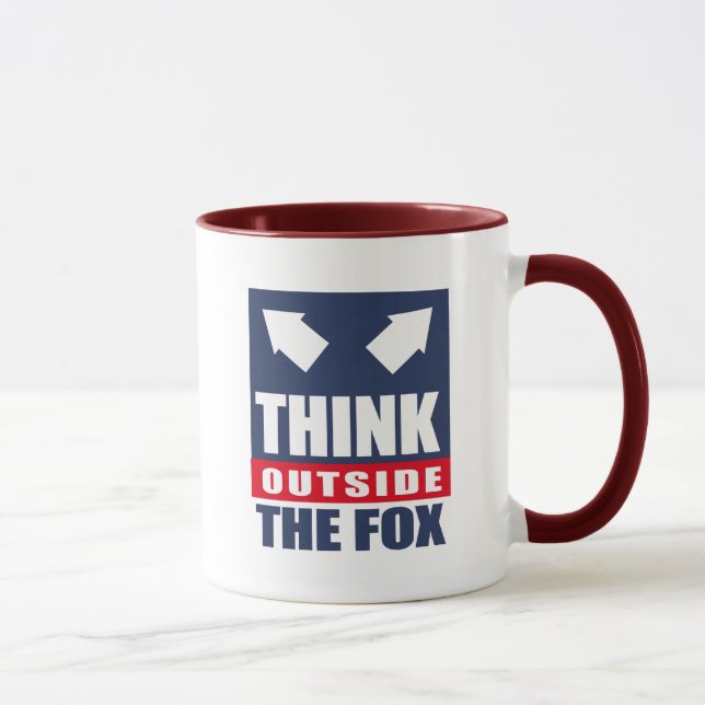 Think outside the fox mug (Right)
