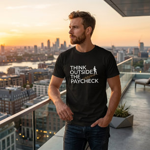 "Think Outside the Paycheck" Success Mindset Desi Tri-Blend Shirt