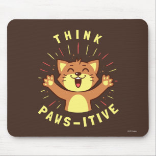 Think Paws-itive Mouse Mat
