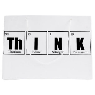 Think Periodic table Large Gift Bag