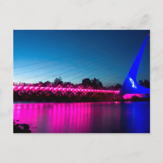 Think Pink Sundial Bridge Postcard