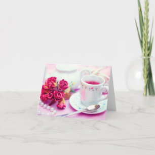 Think Pink Tea Card