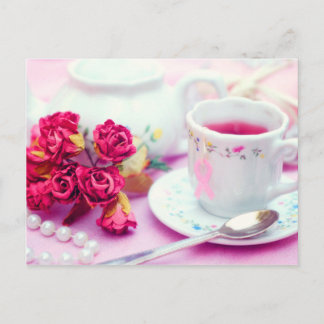 Think Pink Tea Postcard