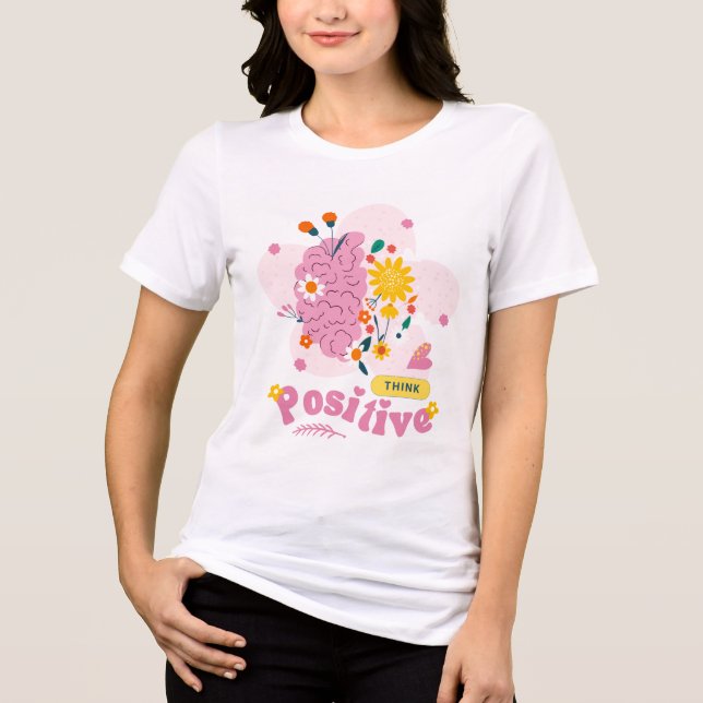 Think Positive Girls Tops (Front)