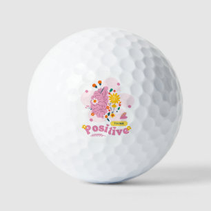 Think Positive Golf Ball